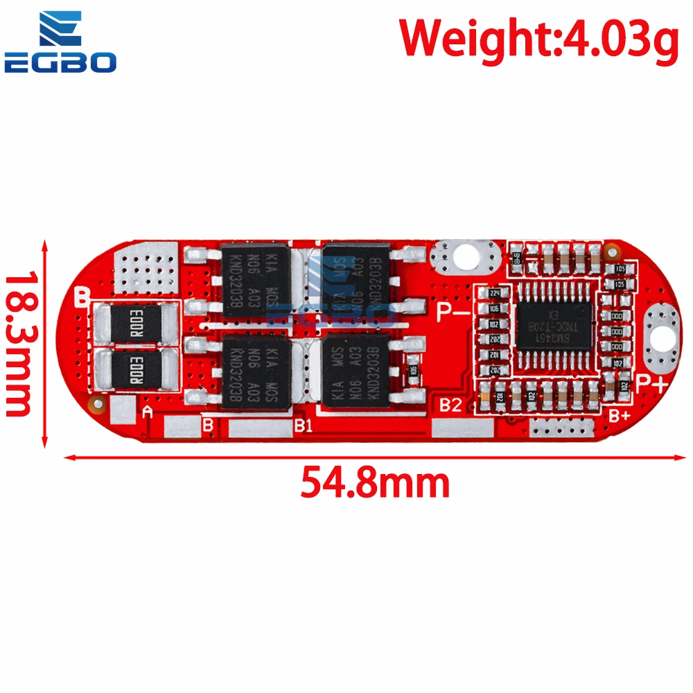 1 ~ 10 قطعة Bms 1S 2S 10A 3S 4S 5S 25A Bms 18650 ليثيوم أيون يبو بطارية ليثيوم حماية لوحة دوائر كهربائية وحدة Pcb Pcm 18650 يبو Bms