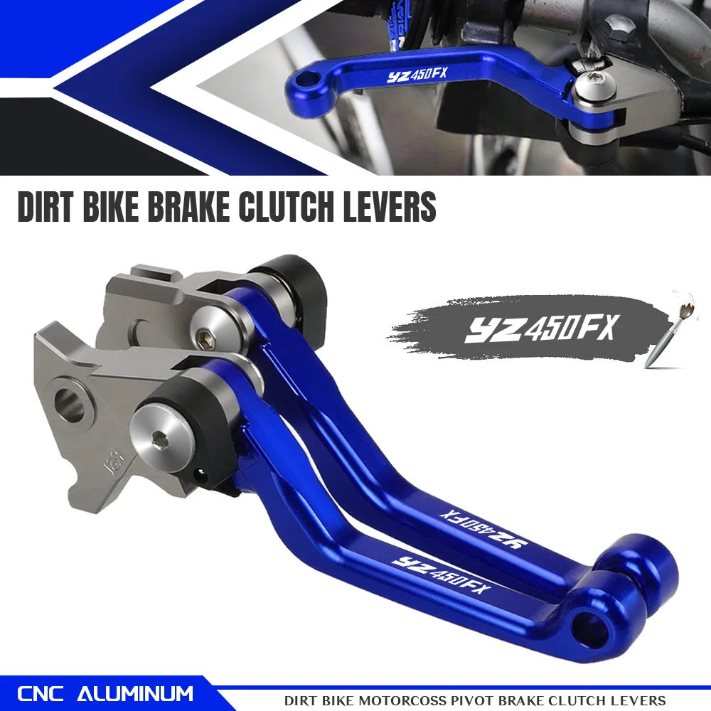 

CNC Aluminum Dirt Bike Pivot Brake Clutch Levers Motorcoss Accessories For Yamaha YZ450FX YZ 450FX 2019 2020 2021 2022 2023