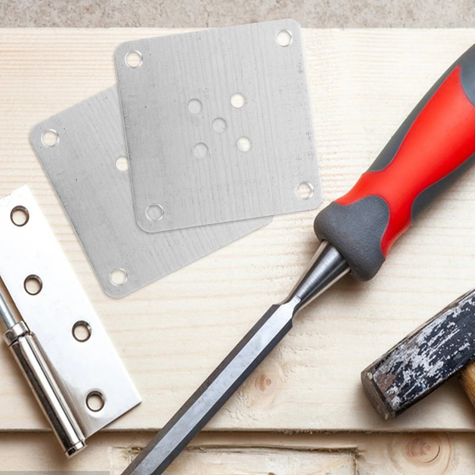 

10Pcs Iron Mounting Plate Sofa Wood Legs Furniture Hardware Repair Fast Installation Furniture Leg Attachment Plate