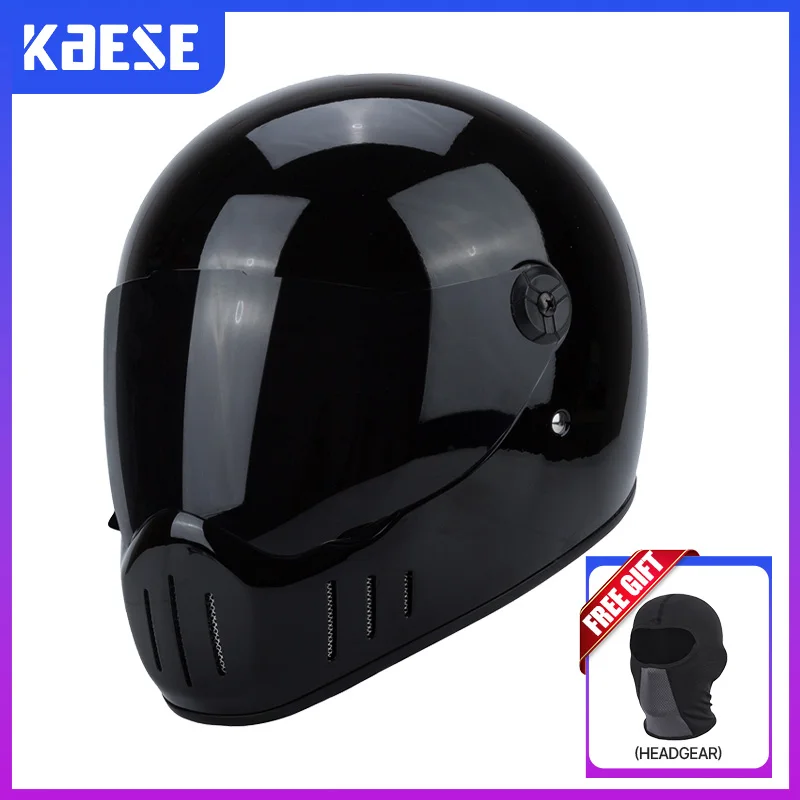 

Full Face Helmet for Motorcycle Motorbike DOT Approved Adult Men Women Motorcycle Helmets ABS Shell Four Seasons Motocross Moped