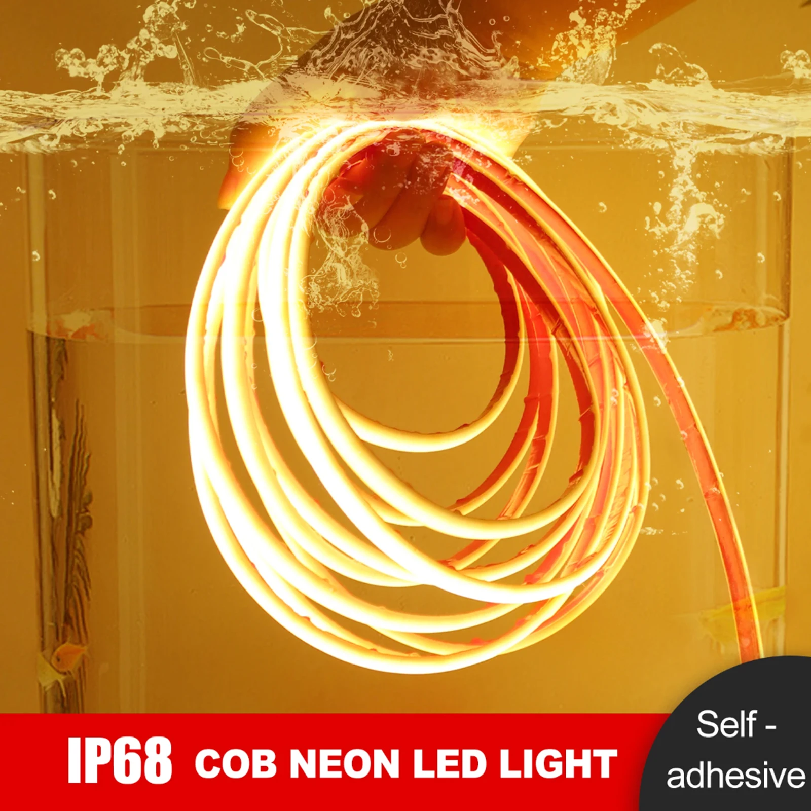 IP68 Waterproof COB Neon Strip - Outdoor Power Strip Weatherproof recension och pris
