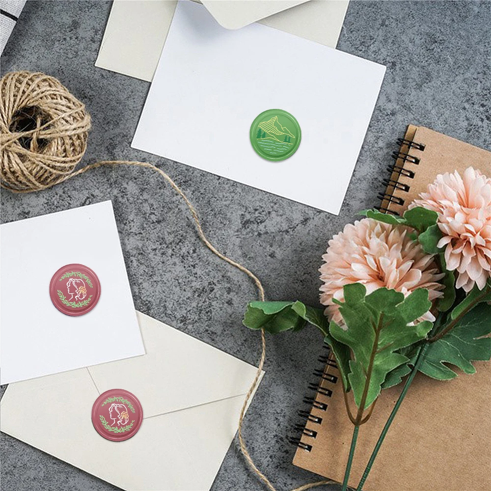 Góra Fredrich Sublime Blushed Bride Latarnia Morska Pieczęć Woskowa Głowica Stempel 25mm Mosiężny Stempel do Dekoracji Kopert Kartek z Życzeniami