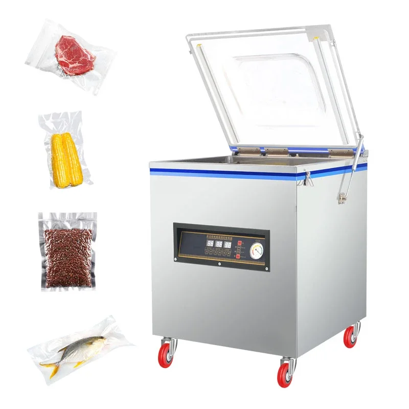 DZ-420 Automatic Vacuum Packaging Machine, Fresh Meat Raw and Cooked Dry and Wet Food Vacuum Sealing Machine