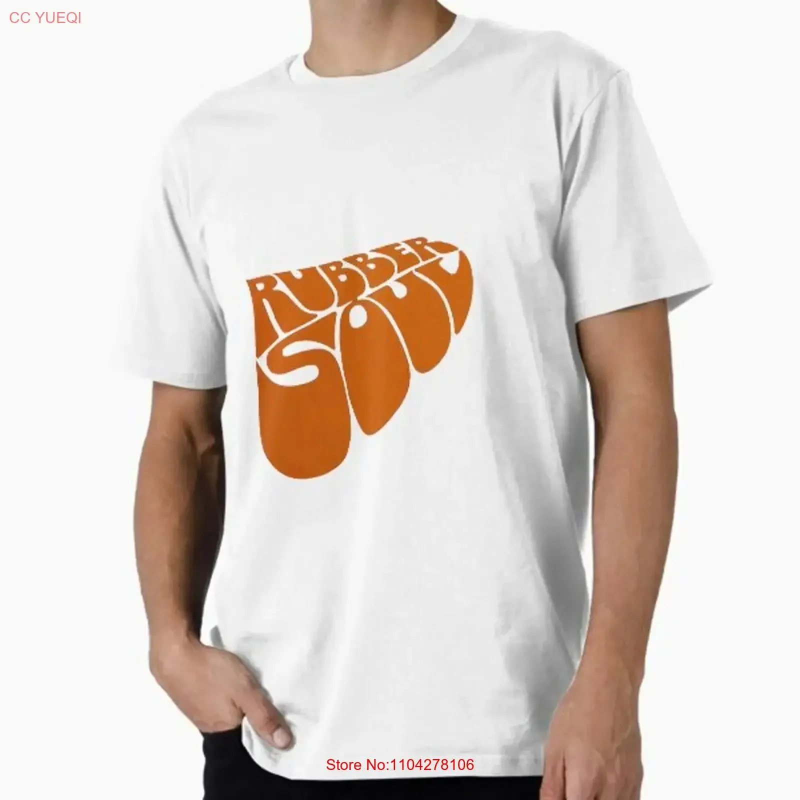 Rubber Soul Perfect Premium Made in USA Mens T Shirt S to 5XL vintage Washed Slightly Top For Everyday Wear streetwear