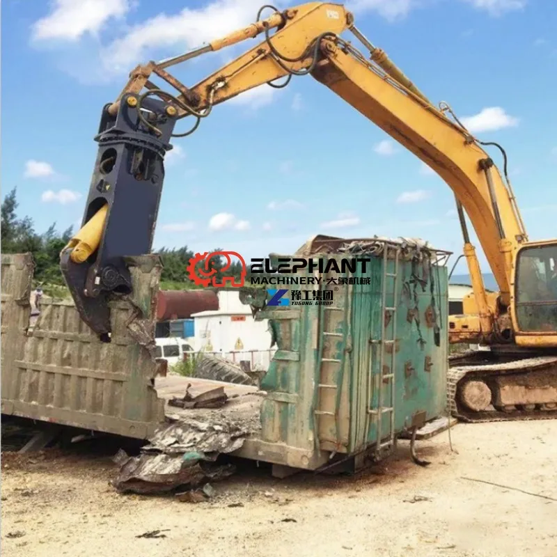 Spare Parts Scrap Metal Shear for Construction Hydraulic Demolition Scrap Shear Metal Scrap Steel Eagle Shears Installed
