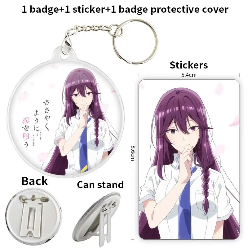 Asanagi Yori Kino Himari Anime Character Game Soft Button Badge Brooch anchor Peripherals Pin Backpack Decoration Commemorative