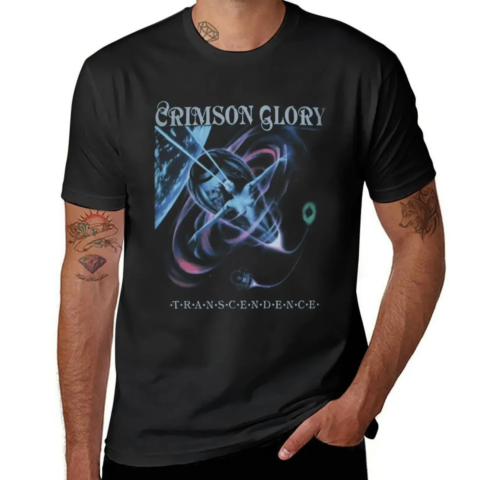 Crimson Glory Transcendence From Crimson Glory T-Shirt blanks anime mens tall t shirts