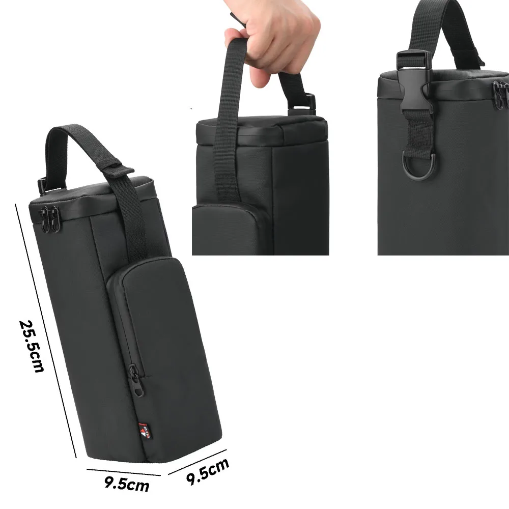 

​Speaker Carrying Case for Turtlebox Ranger Adjustable Handle Portable Protective Speaker Bag Black