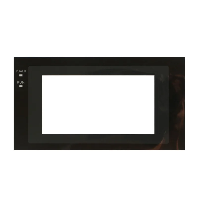 For Omron NT20S-ST121-EV3 NT20S-ST121-ECV3 Front Protective Film Black Touch Screen Glass Panel