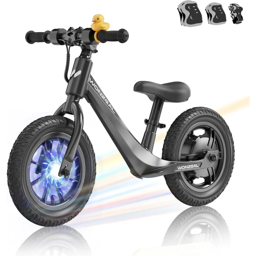 Electric Balance Bike for Balance Bike for Ages 3-5 150W Toddler Balance Bikes with12 inch Pneumatic Tire Adjustable Seat Elect