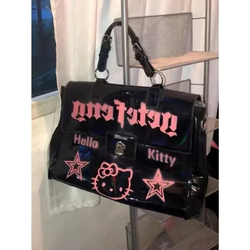 Sanrio Hello Kitty Bag 90s Millennium Spicy Girl Personalized Diagonal Straddle Bag New Original Design Handbags Shoulder Bag