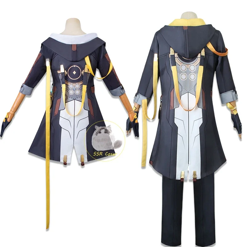 Game Trailblazer Cosplay Costume Honkai Star Rail Uniform Wig Anime Halloween Carnival Costumes Men Game Character Outfits