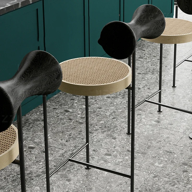 Living Room Bar Stools Reception Designer Throne Balcony Modern Bedroom Chair High Reception Party Banqueta Salon Furniture
