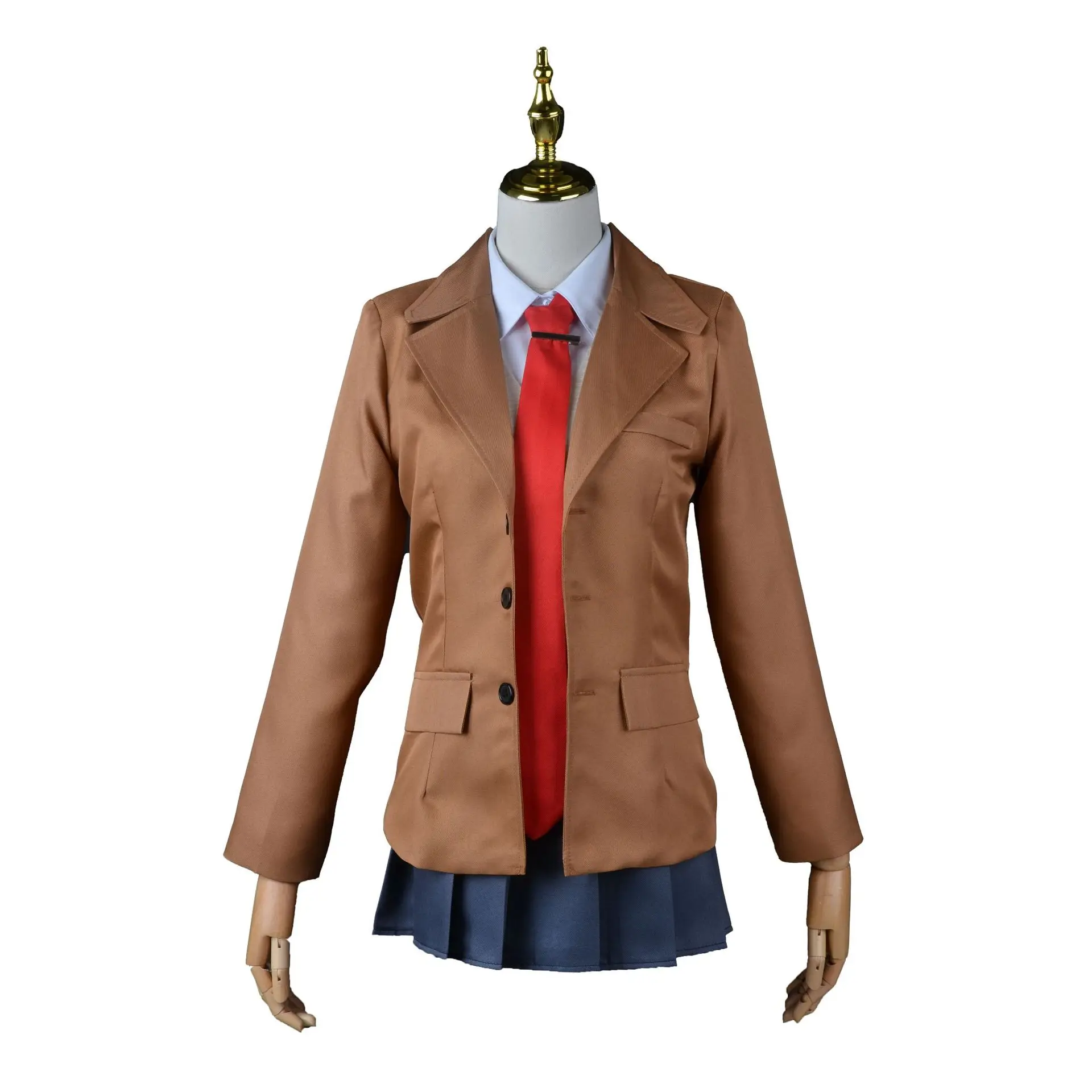 Sakurajima mai cosplay traje peruca seishun buta yarou uniforme escolar feminino halloween carnaval high school meninas ternos de festa