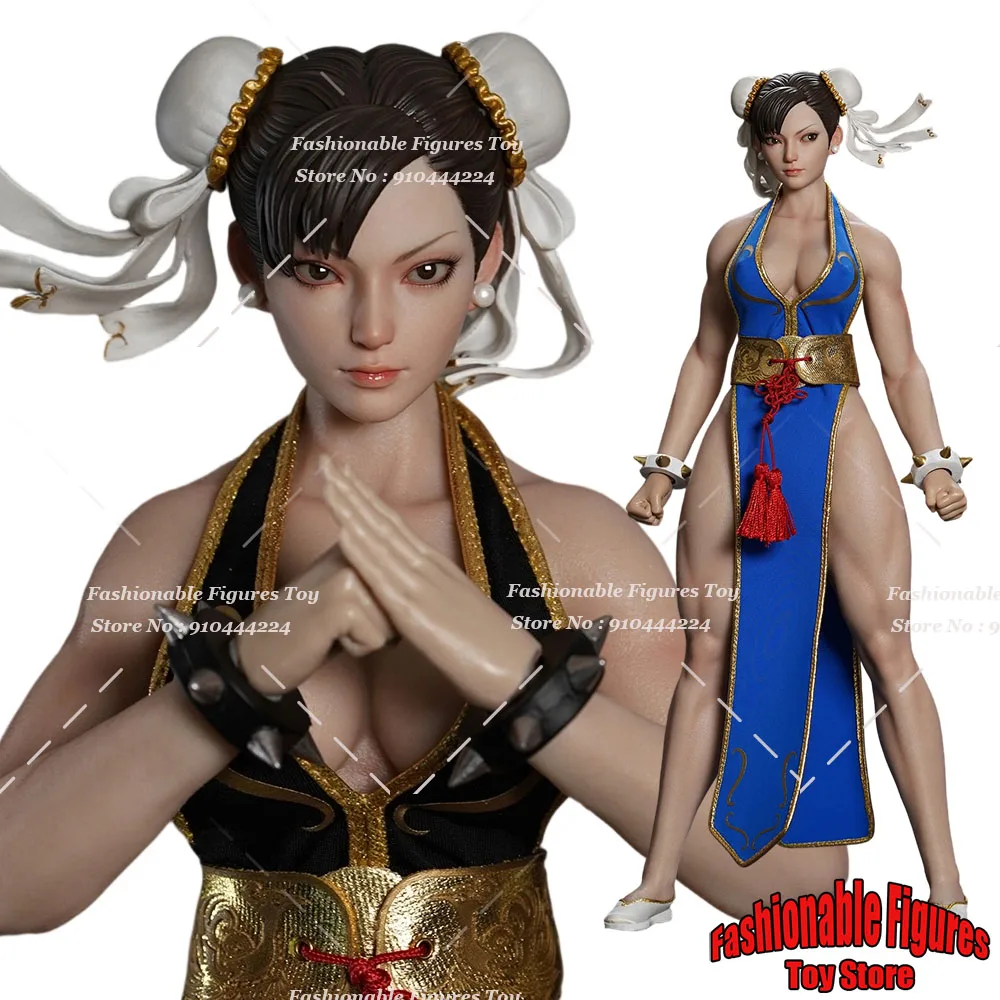

IN STOCK PLAY TOY P023 1/6 Women Soldier Chun Li Street Fighter Sexy Fighting Goddess 12Inch Action Figure Body Fans Collectible