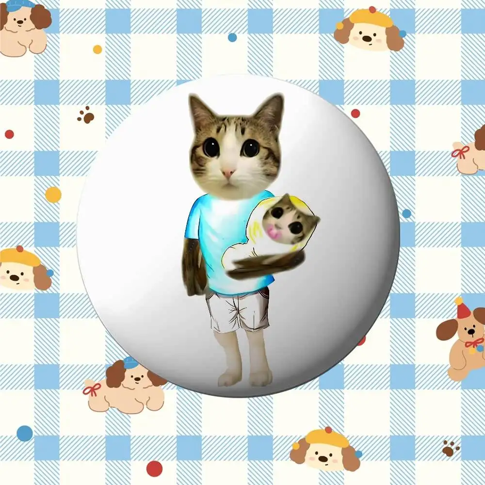 Niedliche Katzen-Memes Meow Kawaii Abzeichen Kreative Blechpins Kreative Zitat-Broschen Kleidung Rucksack Schmuck Geschenk Für – Detail 27