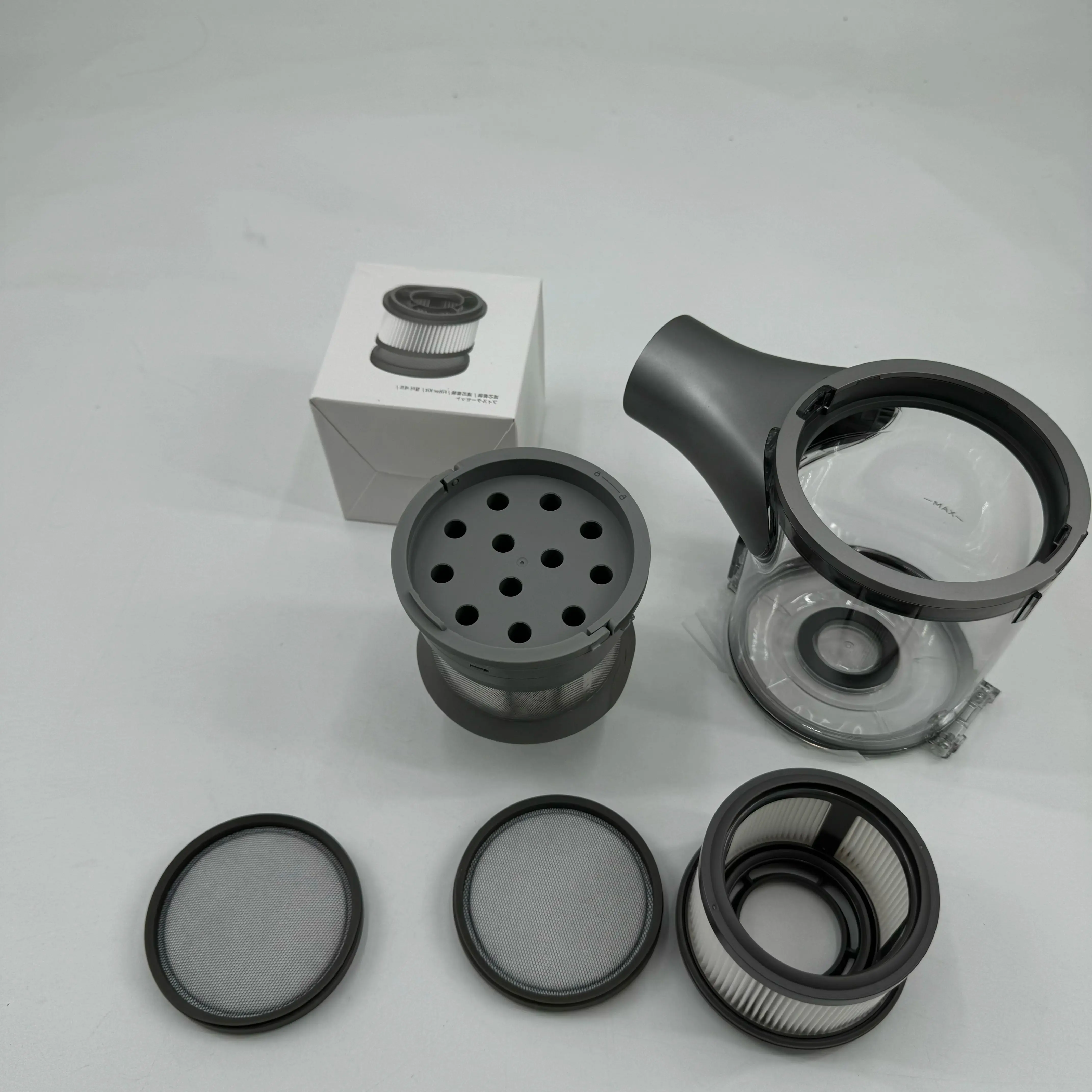 Original Dustcup Assembly Cyclone Assembly HEPA Filter Assembly For Dreame R20 R20pro R20 Aqua Vacuum Cleaner Parts Optional