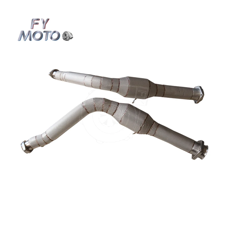 ماسورة العادم المقطوعة لـ W463 AMG G65 G63 4.0T/5.5/6.0L 2013-2018 مع درع الحرارة