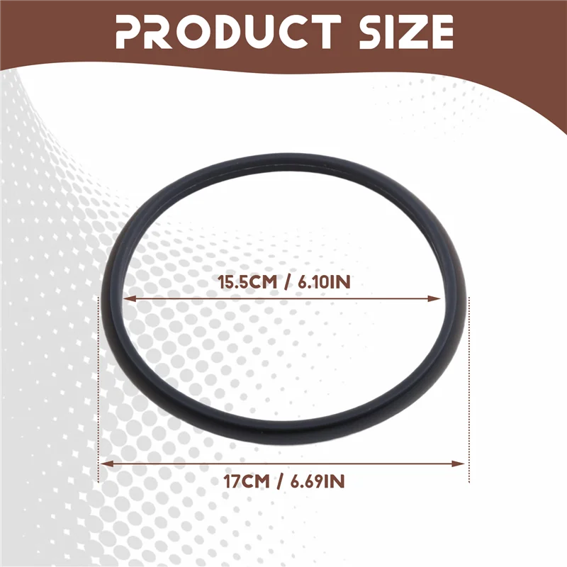 Anillo de sellado de tapa de olla A05G para Monsieur Cuisine, accesorios para mezcladores, herramienta de cocina, anillos protectores, juntas de sellado