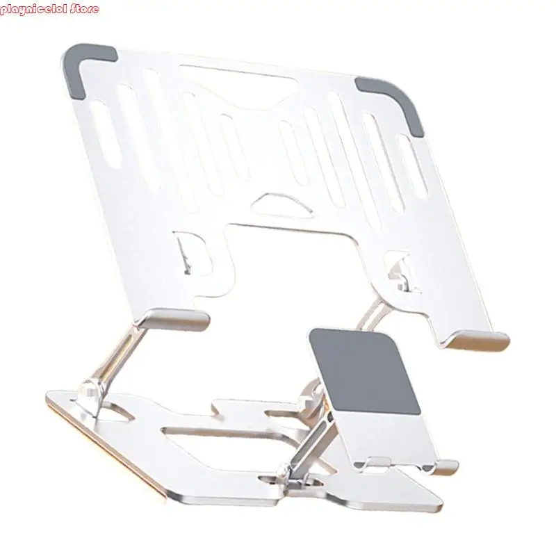 e8ba قابلة للتعديل كمبيوتر محمول حامل الهاتف قابلة للطي الصلب الكربون الصلب الناهضين ل 10-17.3 بوصة تصميم التبريد المريح.