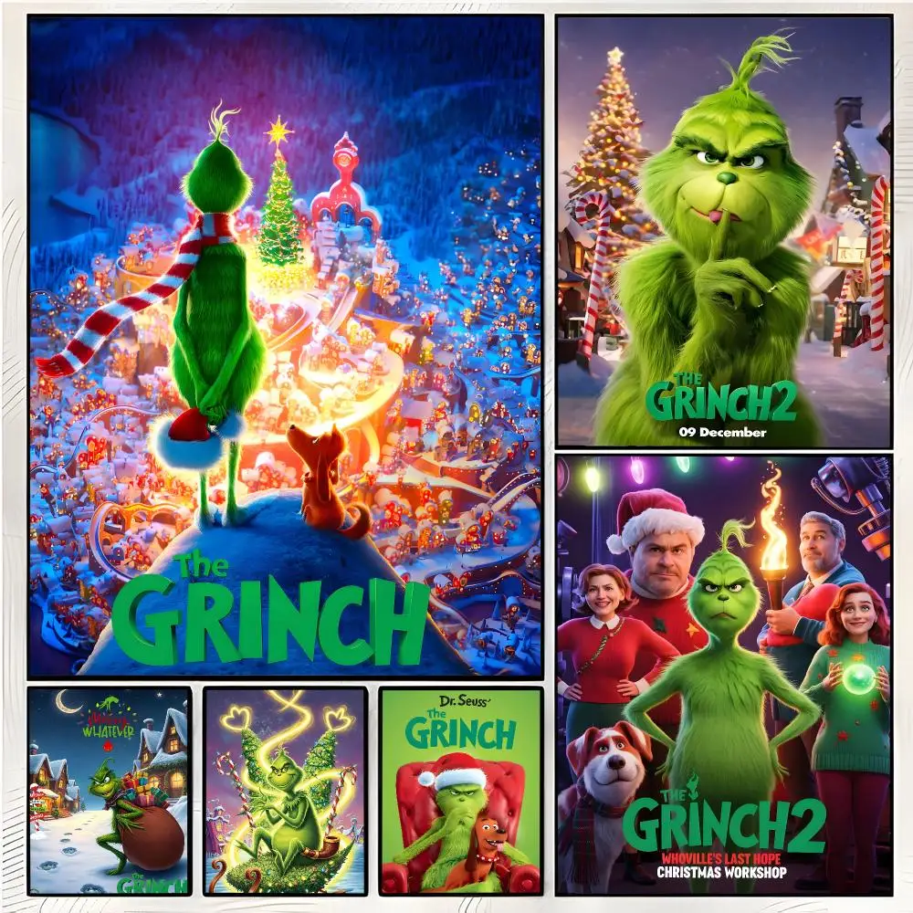 Whimsical Movie T-the Grinch Poster Superior Home Space  Indoor Decorative Art & Home Decor