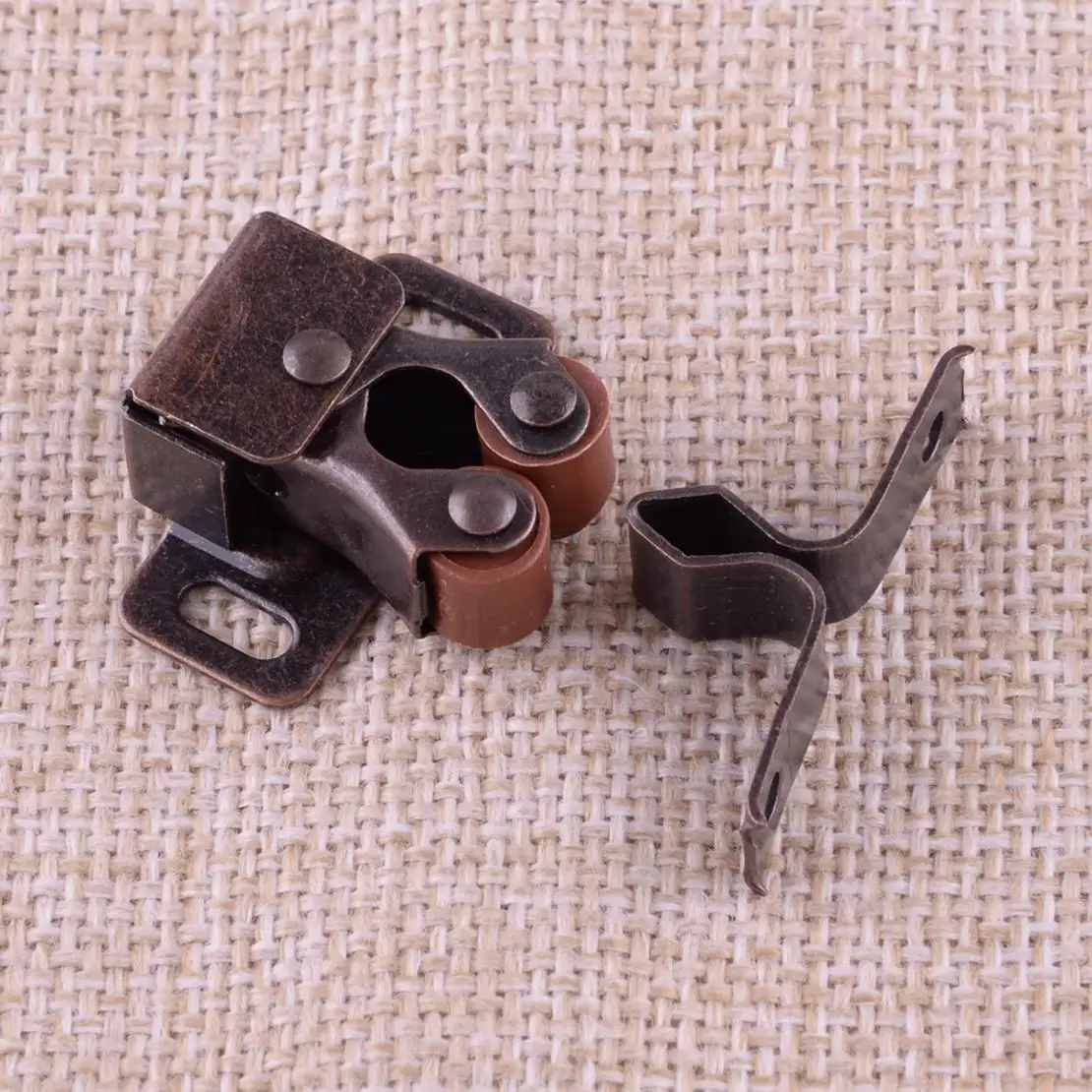 5set Double Roller Cupboard Cabinet Door Lock Latch for RV Camper