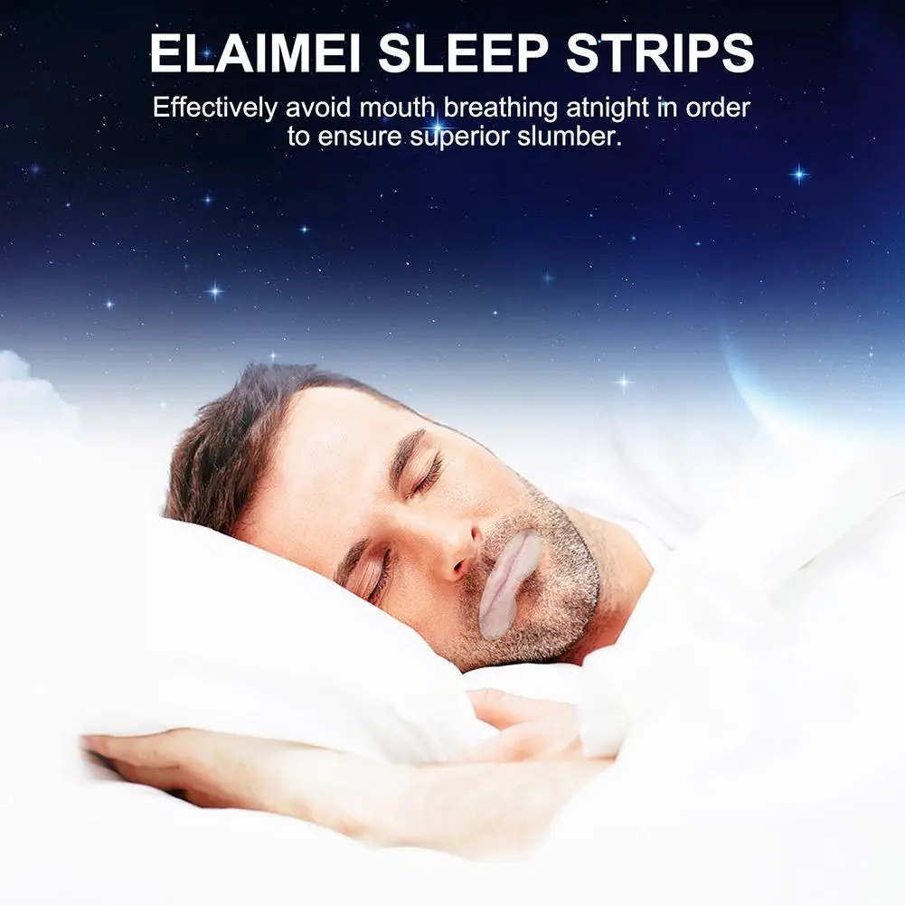 Bande de sommeil Anti-ronflement, 90 pièces, bande de respiration pour améliorer le sommeil, autocollants pour lèvres