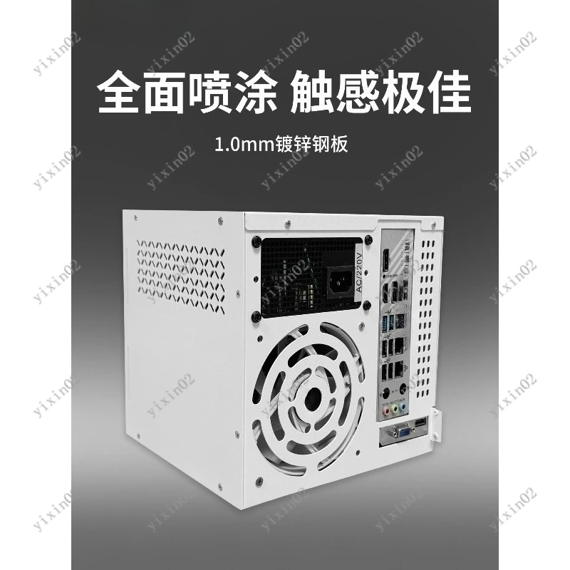 Household 4-Drive NAS Case, Small ITX Desktop DIY Box for Data Storage & Sharing