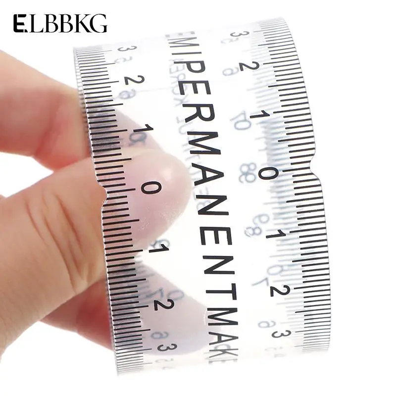 1pcs Reusable Universal Semi Permanent Makeup Guide Ruler Measure Tools Eyebrow Stencil Makeup Tools