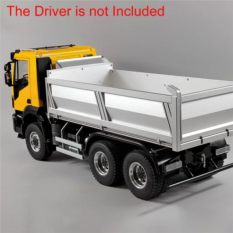 

Hydraulic RC Dump Truck 1/14 6x6 Remote Control Tipper Car 2-speed Gearbox Light Sound Painted Finished Vehicle Toys Model Gift