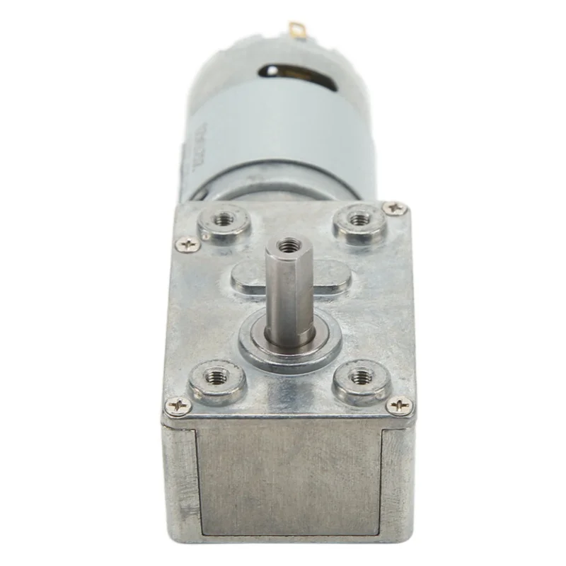 5RPM Worm DC Geared Motor Self Locking Capability High Accuracy Speed Reduction Gear Motor DC12V