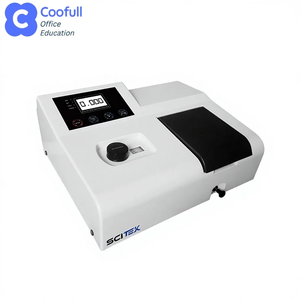 

Спектрофотометр с видимым спектротипом, вольфрамовой лампой и стандартной 1-сантиметровой подставкой для образцов