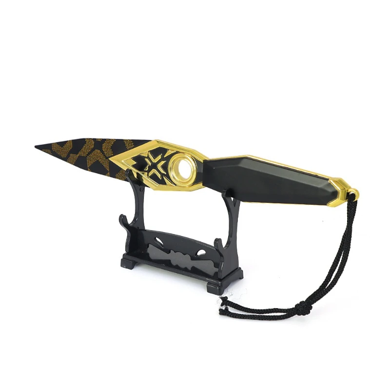 22cm/8.66in VALORANT 2023 Championship Game Periphery Kunai Knife Weapon Model Toy Sword for Boy Gift Ninja Birthday Christmas