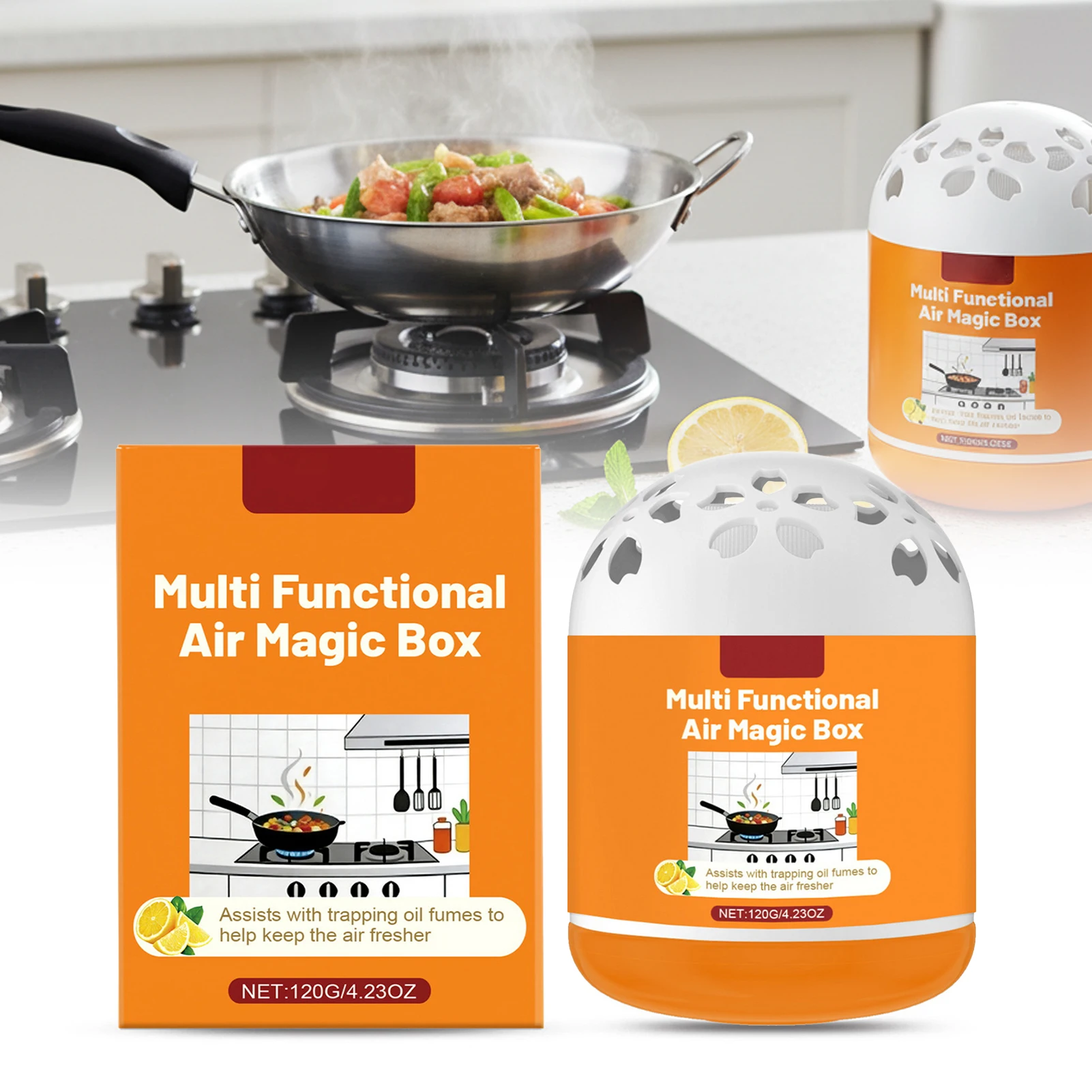 

Портативный освежитель воздуха в коробке с натуральным ароматом, быстрое устранение запахов для дома, офиса, автомобиля, безопасный для домашних животных, твердый освежитель воздуха