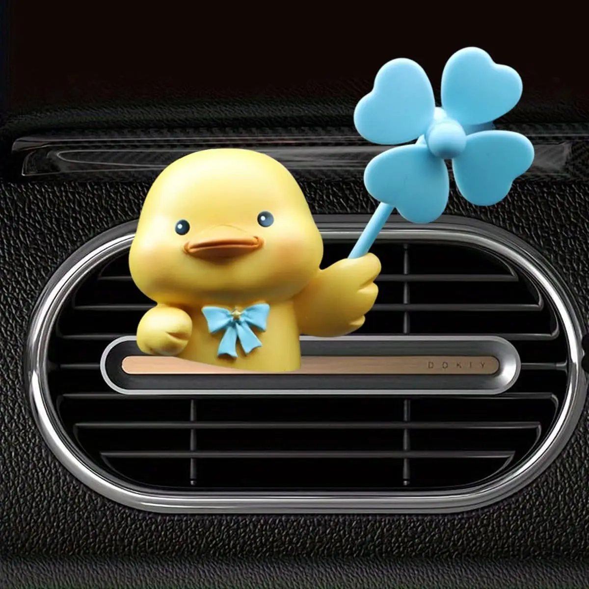 

Duck Car Air Fresheners Vent Clips, Cute Rotating Windmill Dashboard Air Vent Trim Clip Accessories, Creative Cartoon Auto