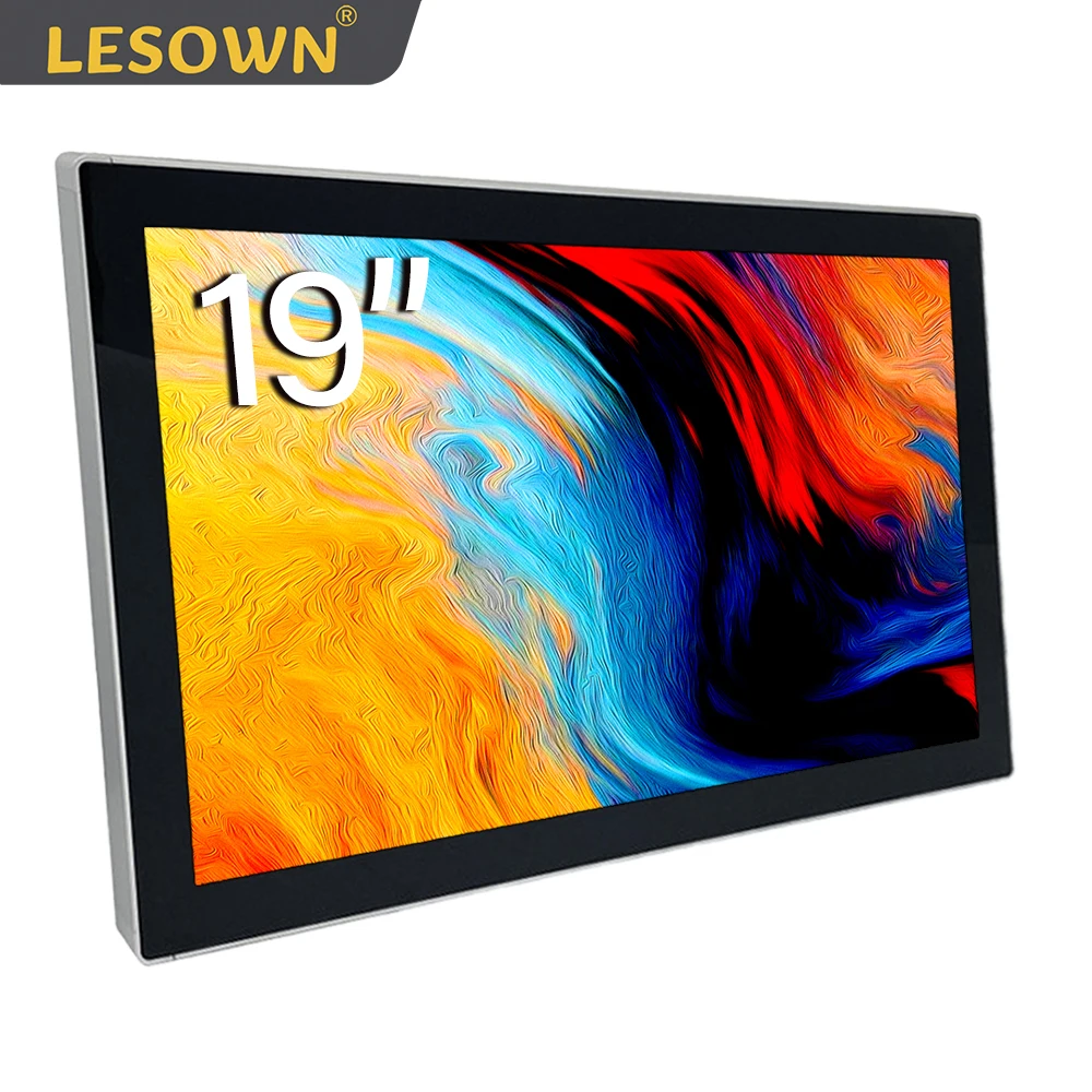 

LESOWN Industrial Capacitive Touch Monitor 19 inch 1440x900 HDMI VGA Interface 18.5 inch Full HD DC12V 3A VESA LCD Display