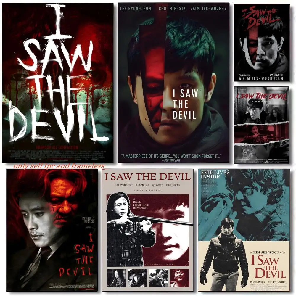 Action film Movie I-I Saw the Devil Poster HD Poster Wall Art interior Hallway Home Decoration Holiday Gifts