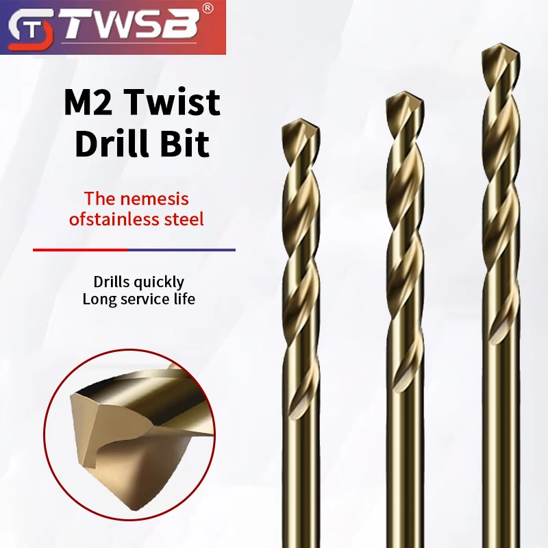 

Прецизионное спиральное сверло с прямым хвостовиком M2 — HSS, экономичное, быстрое для нержавеющей стали/металлических пластин