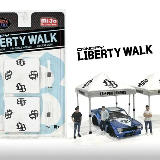 American Diorama 1:64 LB Team Liberty Walk Collection of alloy figure car decoration gift