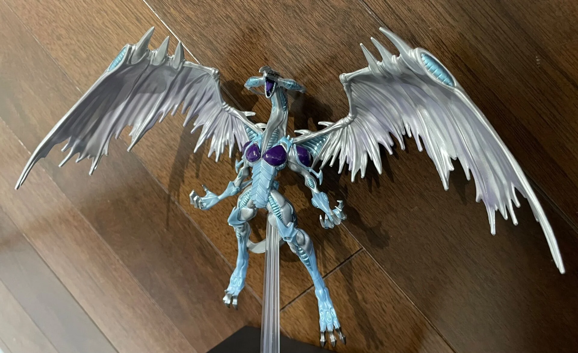 الأصلي يو غي أوه! 5D's Stardust Dragon Action Figure Konami Prize Collection Monsters LEGION PVC Model Collection Doll