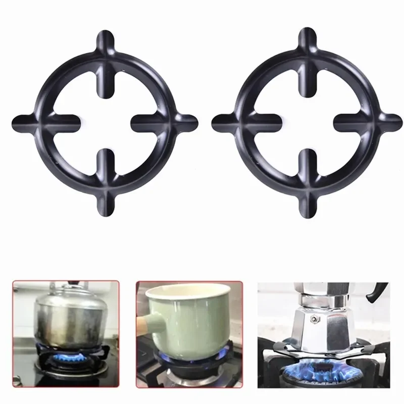 1PCS Iron Gas Stove Cooker Plate Coffee Moka Pot Stand Reducer Ring Holder Moka Pot Tool for Home Kitchen Cookware Supplies