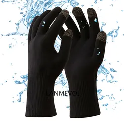 Guantes impermeables para deportes al aire libre Unisex, guantes impermeables para pantalla táctil, para fábrica, senderismo y exteriores