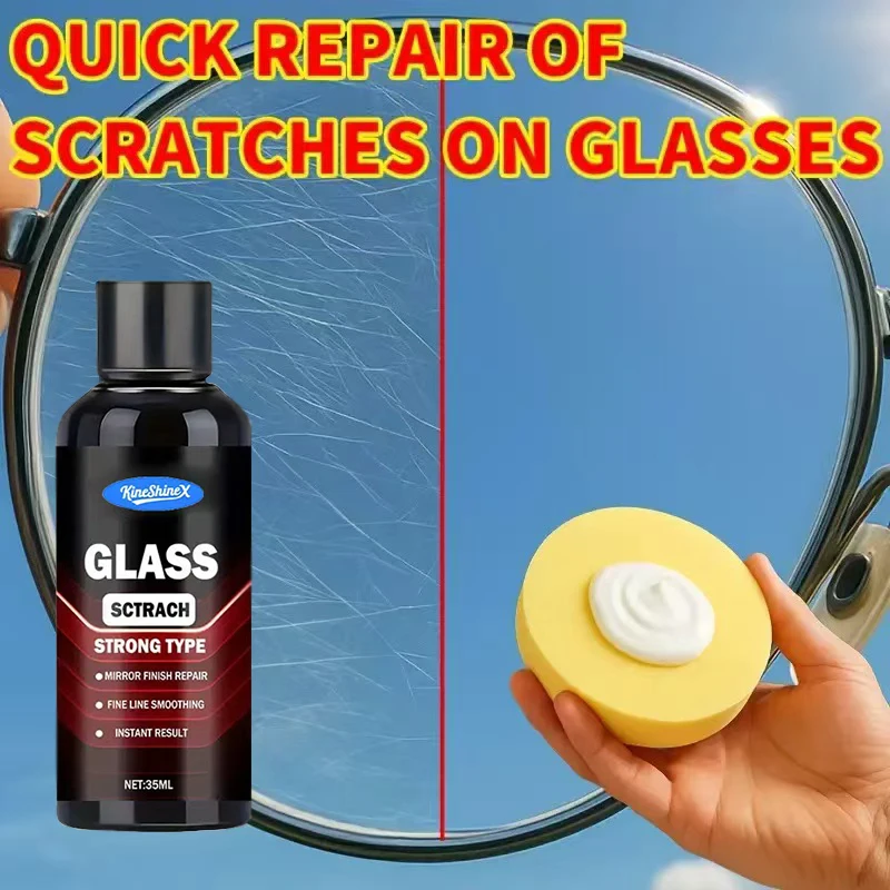 Glass Scratch Repair Polishing Paste Suitable For Car Glass Mobile Phone Computer Screen House Window Bathroom Glass Mirror