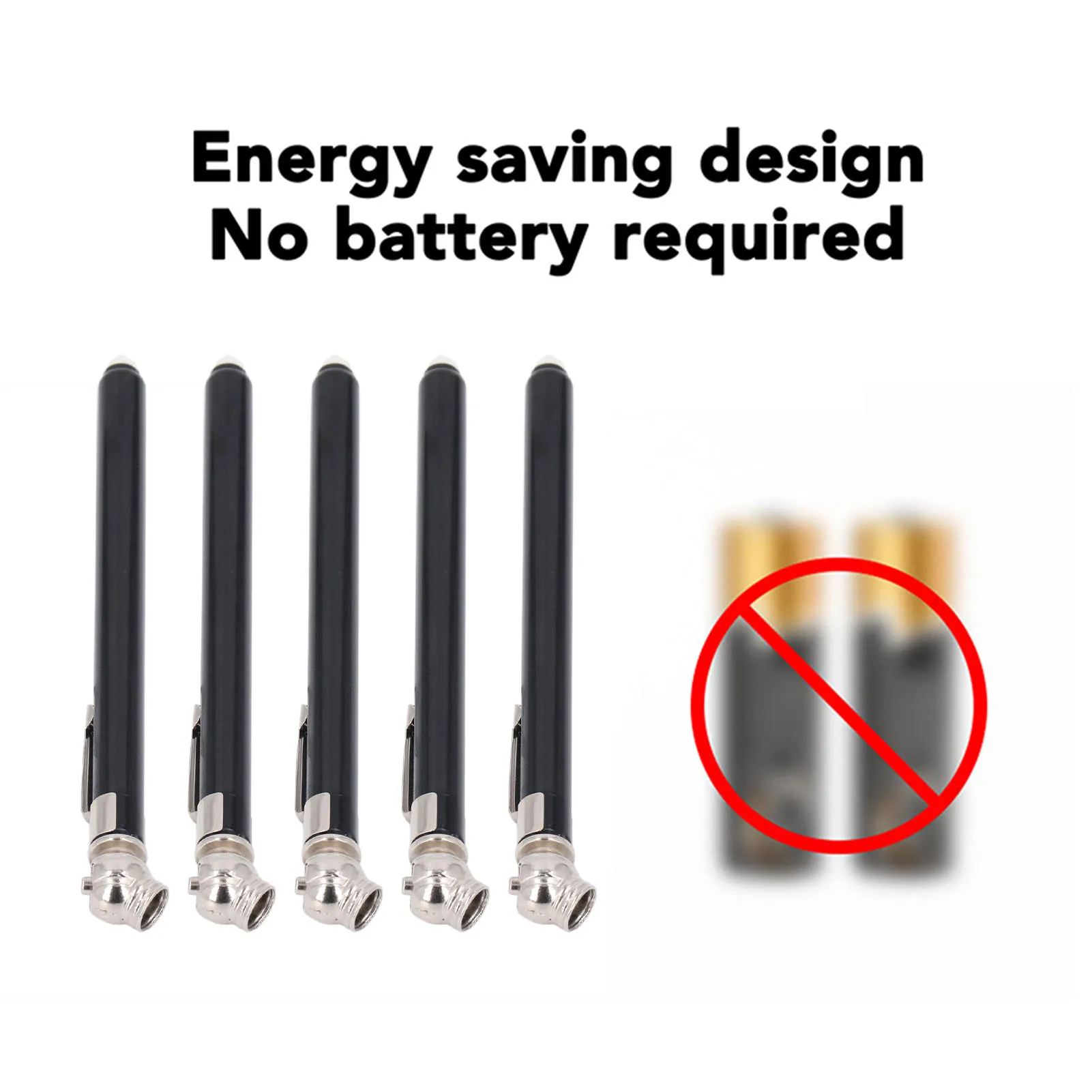 20 Stück 10-50 PSI Autoreifen-Manometer Edelstahl-Stift-Manometer Auslaufsicher Reduzieren Sie den Verschleiß Luftdruckmessgerät für die Reparatur