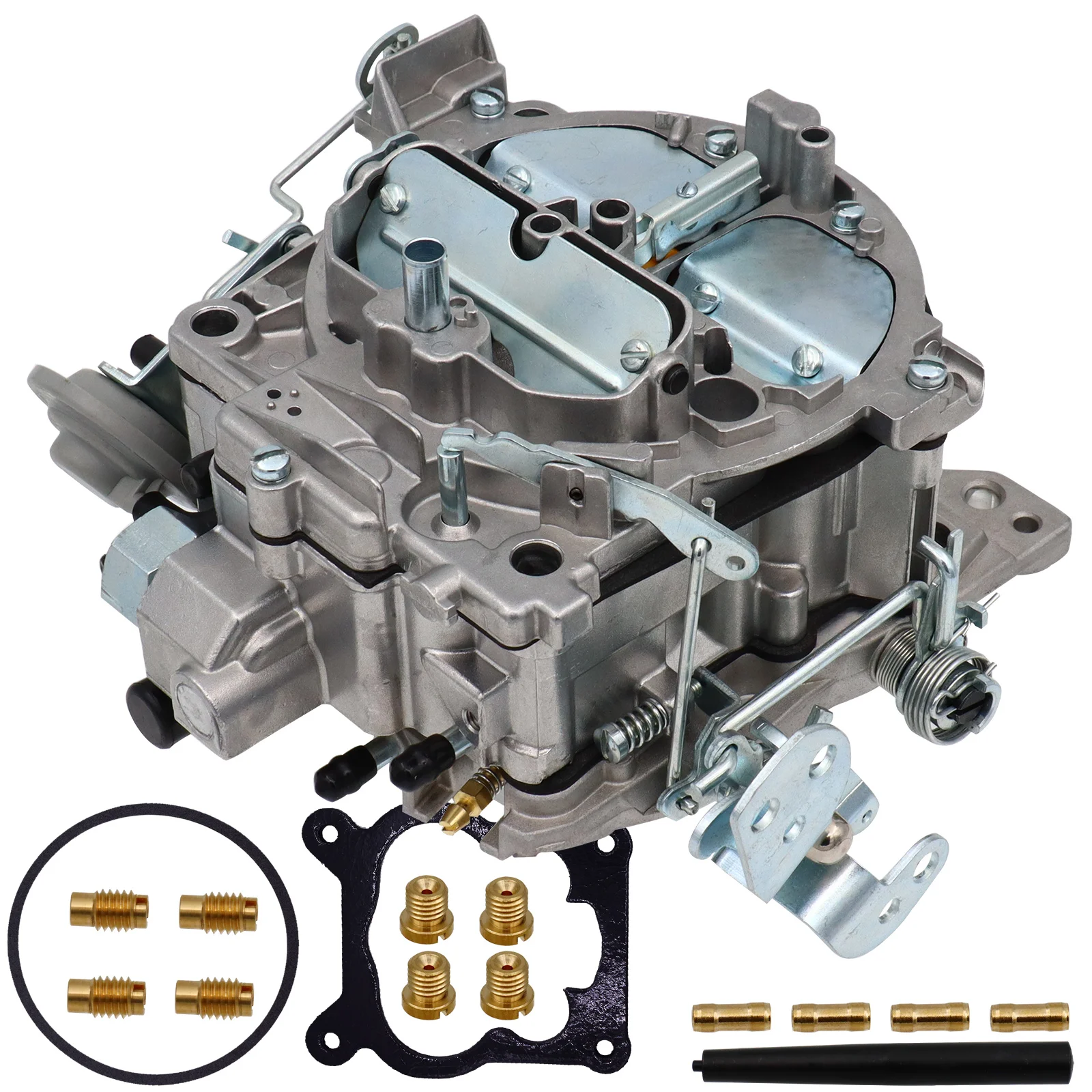 QUADRAJET STYLE 4BBL CARBURETOR REPLACE EDELBROCK MANAUL CHOKE SUM-250210 CHEVY V8 402 350 396 327 427 454 400