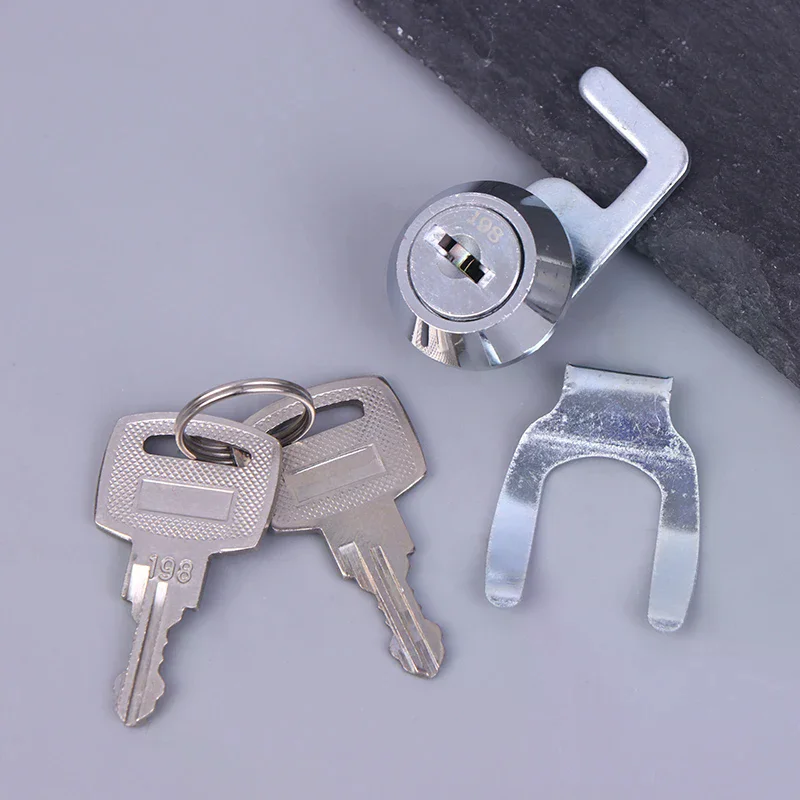 Mini Cam Lock With Quick Clip For Cash Tray Box Drawer Lock Money Case Cabinet Airbox Mailbox Toolbox Lock Cylinder