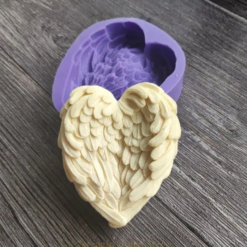 

C71B Heart-shaped Home Decorations Epoxy Resin Mold Ornaments Casting Silicone Mould DIY Crafts Plaster Making