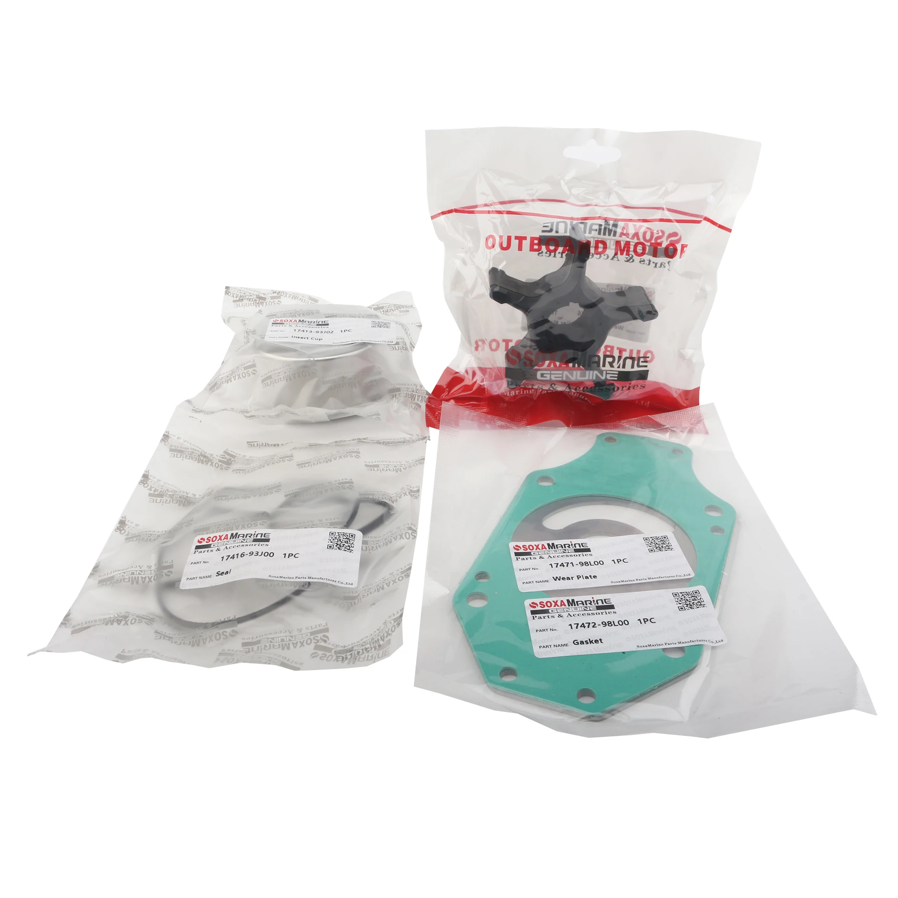 

Fits for Suzuki 300 325 350 HP DF300 DF325 DF350 Outboard Motor Water Pump Impeller Service Kit Replaces 17400-98L00 17400-98L01