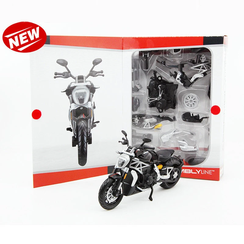 Maisto 1/12 DUCATI X Diavel S Assembled Version  Motorcycle Model Toy Vehicle Collection Shork-Absorber Off Road Autocycle Toy