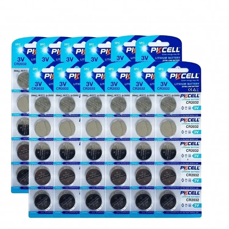 5-100PCS CR2032 3V Lithium Battery cr 2032 DL2032 Button Coin batteries are used to watches, car key, blood pressure monitor